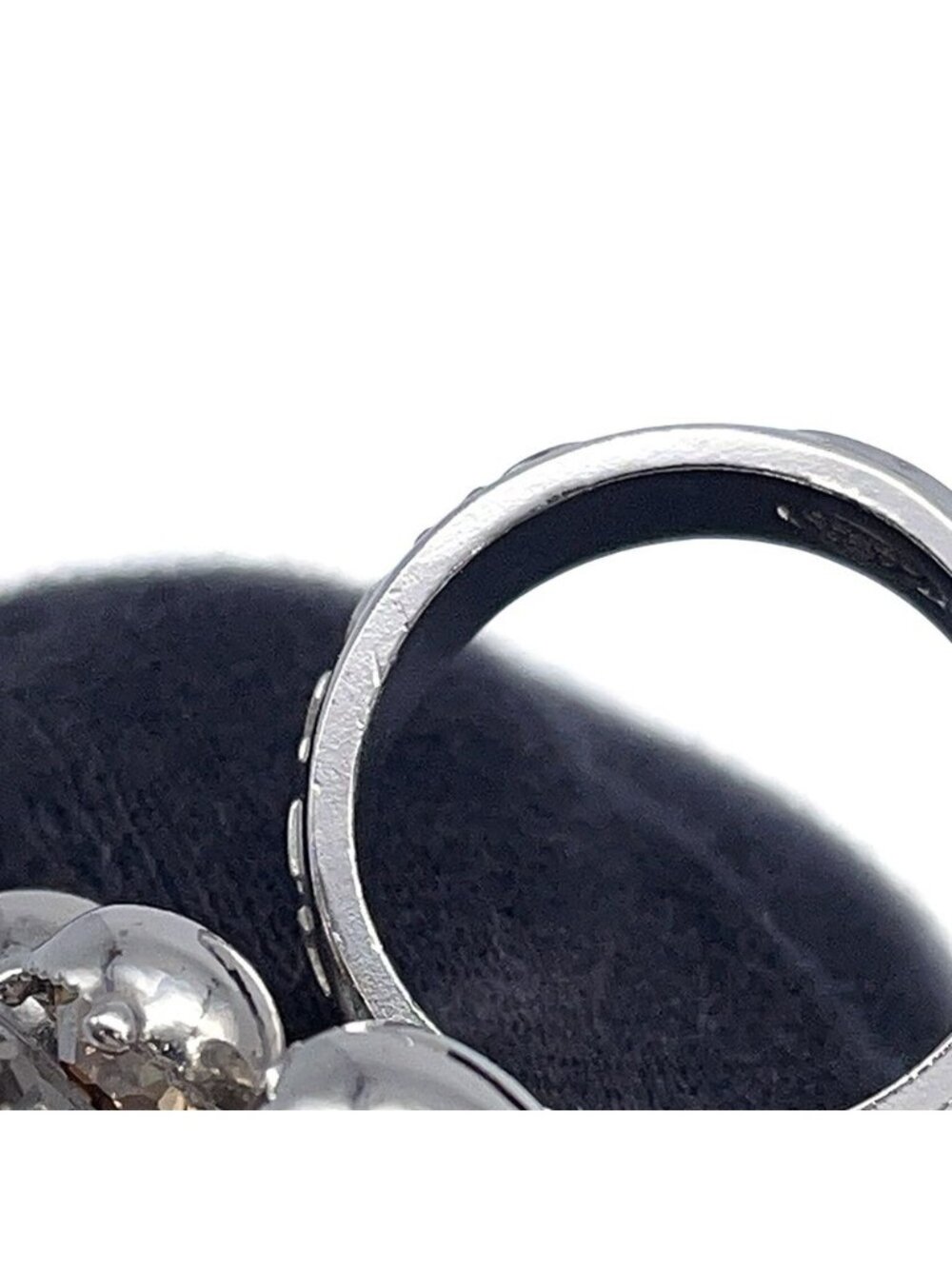Chanel Ring CC Logo Metal Rhinestone - Picture 8 of 10